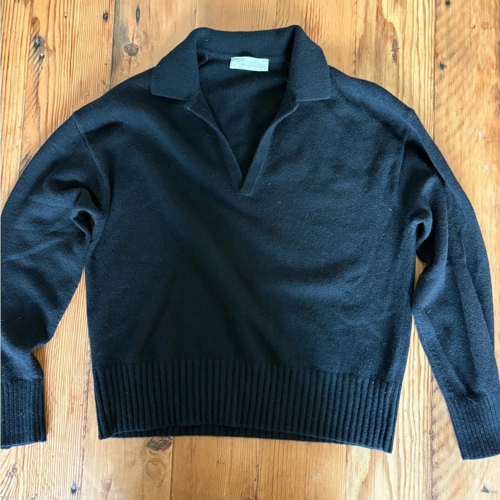 Everlane Cashmere Polo Sweater Women’s Large